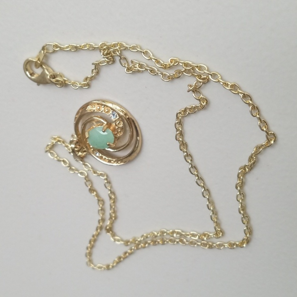 Jade Pave Little Sparklers Pendant Necklace